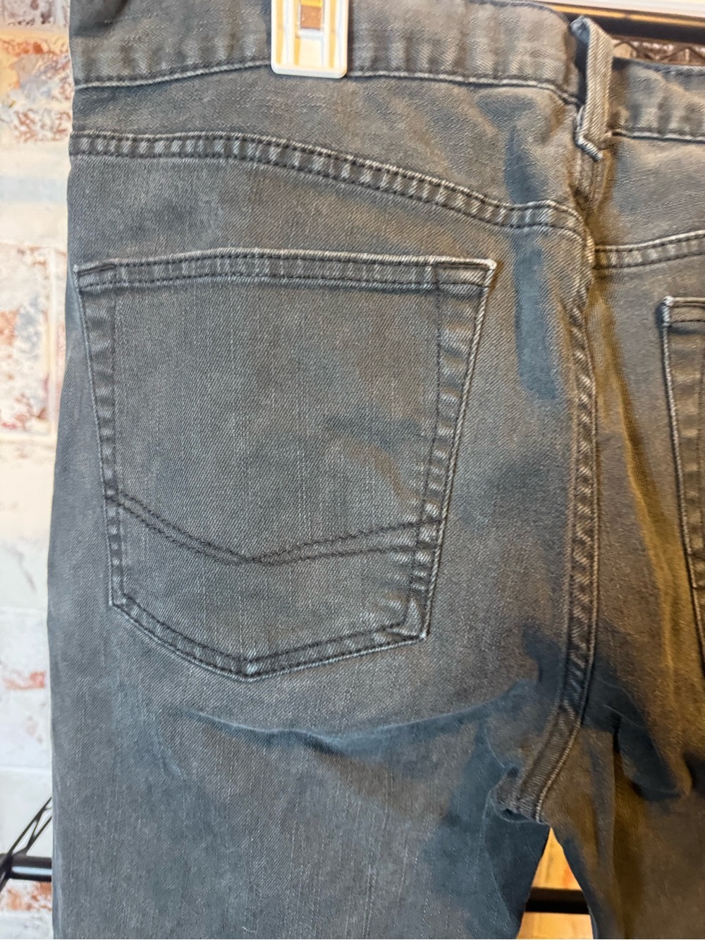 Men's Classic Bullhead Skinny Pants in Charcoal - Picture 6 of 7